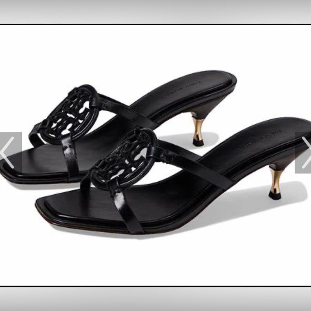 Tory Burch Geo Bombe Miller Low Heel Sandal